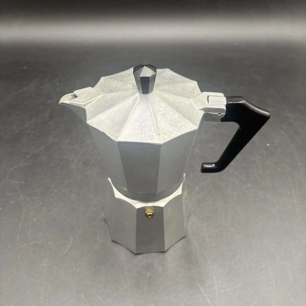 HIMARK Gourmet Coffee Espresso Maker Pot Personal Vintage Tea Italy Aluminum VTG